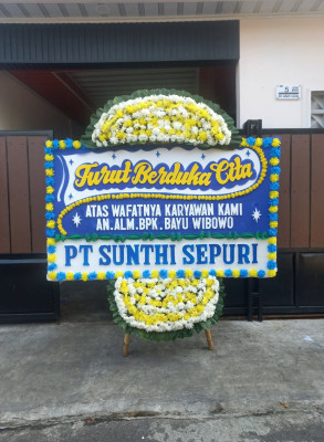 Papan Bunga Duka di Ilamburawi